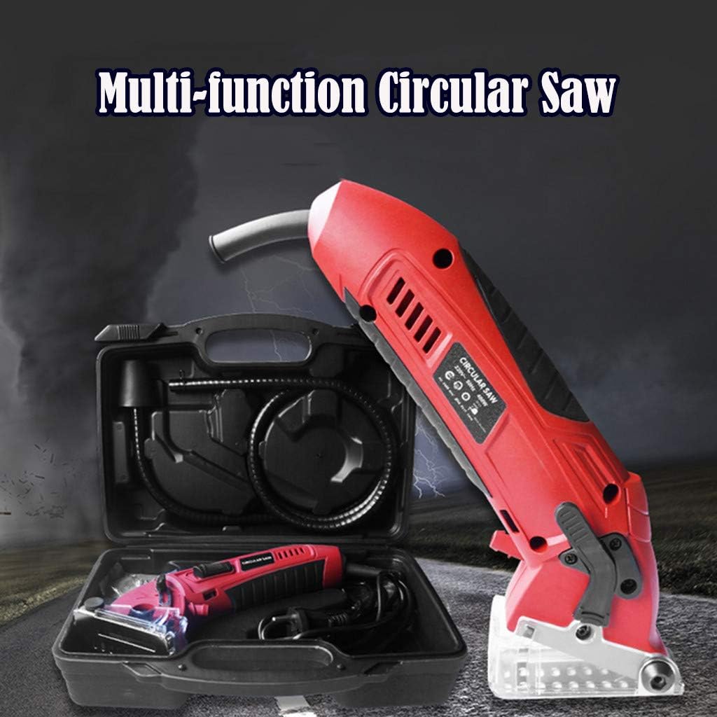 Mini Circular Saw Machine Set with 3 Saw Blade 400W High Powered Professional Multi-Functional Circular Saw for Ceramic Grout Masonry Marble Stone