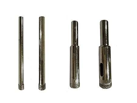 Excel Impex Glass Drill Bit Set of 4 (4 mm, 5 mm,8 mm,10 mm Dia)