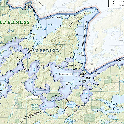 Boundary Waters West [Canoe Area Wilderness, Superior National Forest] (National Geographic Trails Illustrated Map (753))
