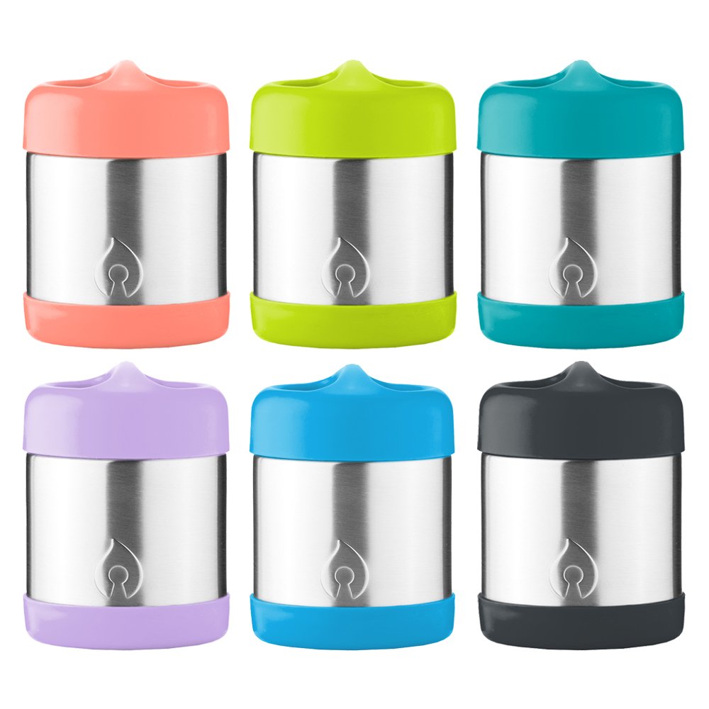 FIREKI 10 oz Food Canister | Vacuum Insulated Food Jar (Lime Green)