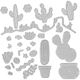 Cactus Cutting Dies Stencil Metal Template Molds, Embossing Tool Die Cuts for Card Making Album Paper Scrapbooking DIY D&eacute;cor Dies Craft