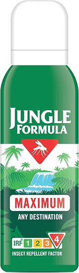 Jungle Formula Maximum Strength Insect Repellent Aerosol 125ml 50% DEET 9 Hour view 1