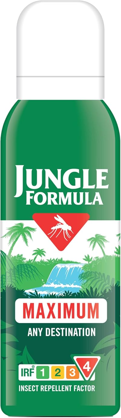 Jungle Formula Maximum Strength Insect Repellent Aerosol 125ml 50% DEET 9 Hour