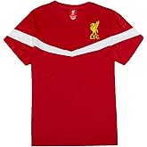 Liverpool FC T-Shirt – Official Boy’s LFC World Soccer Club Team Athletic Tee Top Youth Kids Girls, Red