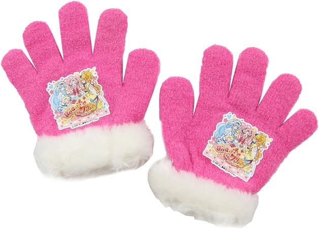 Amazon Co Jp ネコポス発送 18年モデル Hugっと プリキュア子ども用手袋 キッズ ローズ ホーム キッチン