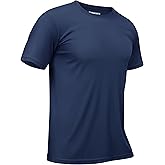 TACVASEN Mens Athletic Short Sleeve T-shirts Quick Dry Fit Workout Sun Protection Swim Shirts Running Rash Guard UPF50+