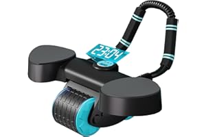 Pafal Elbow Support Automatic Rebound Abdominal Wheel,Ab Roller Fitness Wheel for Gym,Ab Roller Exercise Equipment for Core Workout,Fitness Roller Wheel,Home Exercise Roller,Ab Workout Equipment