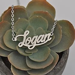 HUAN XUN Custom Dainty Name Necklace Personalized