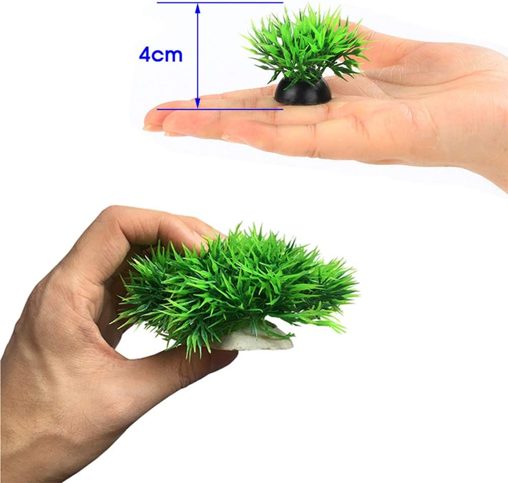 Amazon 水槽用 人工水草 16cm 中型水草セット レイアウト 水槽 オーナメント 水槽内装 アクアリウム 水槽 飾り 観賞魚 熱帯魚 金魚 爬虫類 隠れ家 水族館内装 構築植物 草むら グリーン セット Smoothedo Pets 人工水草 通販