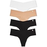 Victoria's Secret Women's No Show Thong Underwear, Panties for Women, Multi Pack (XS-XXL)