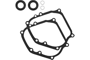 GOSKNOR Crank Case Side Cover Gasket Oil Seal Kit, Engine Valve Cover Parts Compatible with Coleman Mini Bike CT200u and Predator 212 and Baja 196cc 200cc 224cc and Tillotson and GX160 GX200