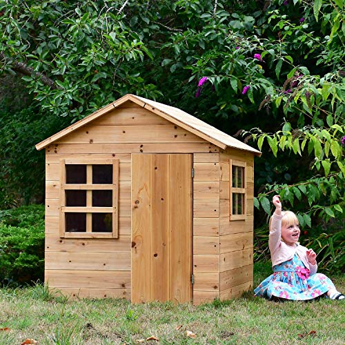 Big Game Hunters Evermeadow House Maison de Jardin, Maison de Jeux pour Enfants en Bois Maisonnette Enfants