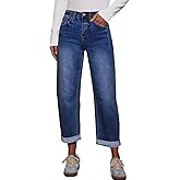 Astylish Jeans for Women Straight Leg High Waisted Stretchy Bootcut Leg Jean Trendy 2025 Relaxed Fit Denim Pants