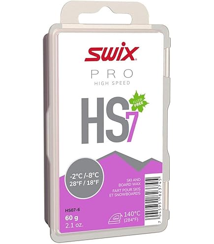 スウィックス ＨＦ6 Swix High Fluoro Wax: HF6X Blue: 180 grams: Bulk Wax, Ski
