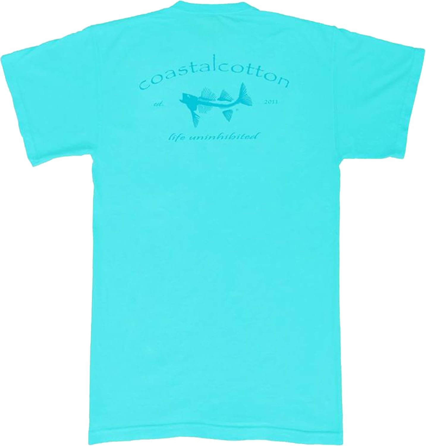 Coastal Cotton Clothing Classic Logo Short Sleeve Pocket TShirtBermudaMedium