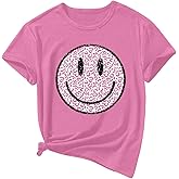 SweatyRocks Girl's Graphic T Shirt Short Sleeve Crew Neck Summer Casual Tee Tops