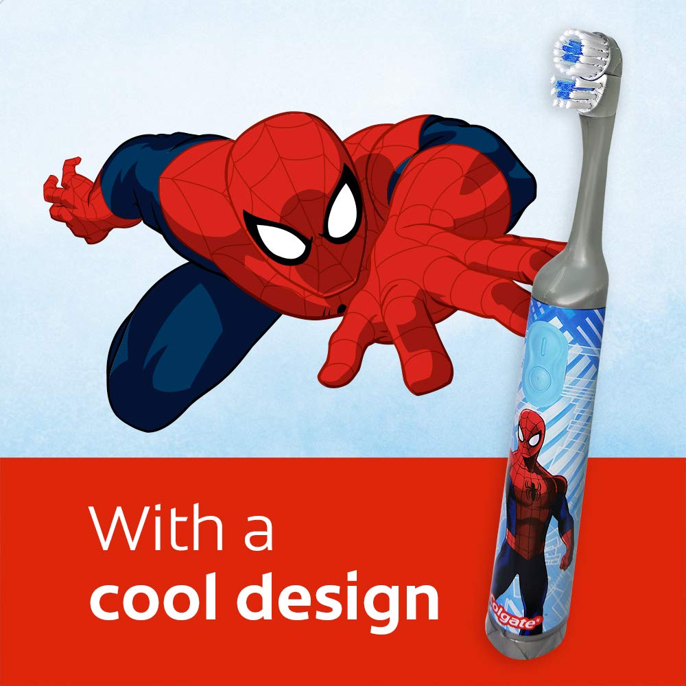 Colgate cepillo de dientes a pilas Spider-Man: Amazon.es: Salud y cuidado personal