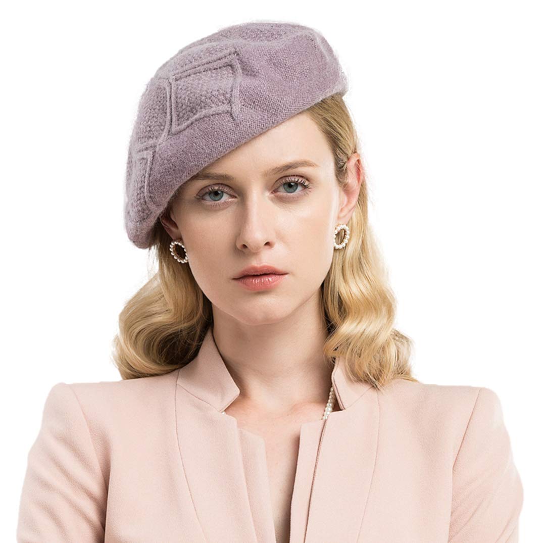 Women Cotton Berets Solid Cute Stylish Soft Hats Warm Gorros