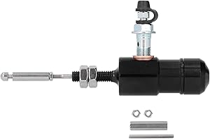 NDNCZDHC M10x1.25mm Universal Motorcycle Hydraulic Clutch Efficient Transfer Pump Master Cylinder Rod System(Black)