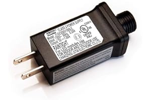 TYBEEU 5V LED Christmas Tree & Strip Light Adapter – Class 2 Power Supply (JT-DC050V1000-C), UL Listed for US Standards. Designed for 5V Output Devices. See Details for More Compatible Models.