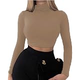 Blusa cuello tortuga manga corta punto acanalado para mujer | Linio México  - BO673FA0S1KDLLMX