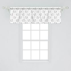 Ambesonne Kitten Window Valance Pack of
