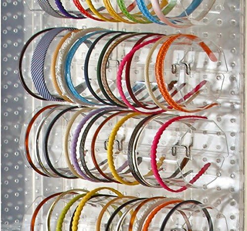 Count of 4, 11.75" Wide Acrylic Headband Holder Display for Counter