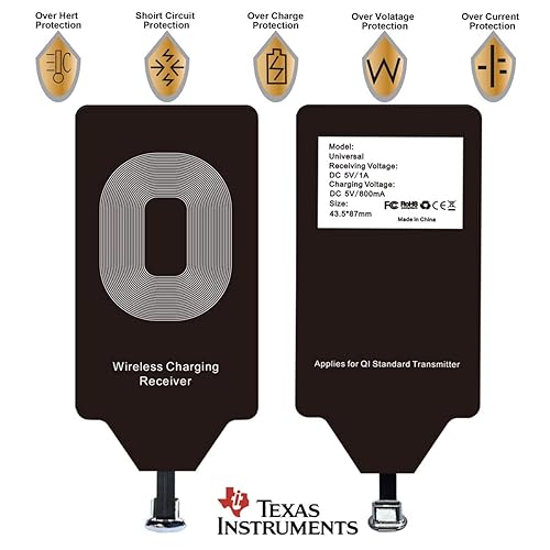 Wireless Charging Receiver Charger Adapter for LG Stylo G5 V20