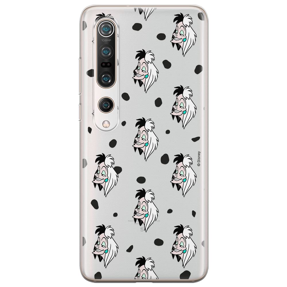 ERT GROUP mobile phone case for Xiaomi MI 10 / MI 10 PRO original and officially Licensed Disney pattern Cruella 005 optimally adapted to the shape of the mobile phone, partially transparent