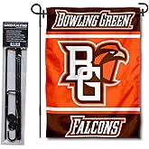 Bowling Green State Falcons Garden Flag with Stand Holder