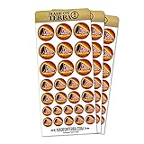 Cheerleading Megaphone Removable Matte Sticker Sheets Set