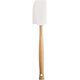 Le Creuset Silicone Craft Series Medium Spatula, 11 1/8" x 2 1/4", White