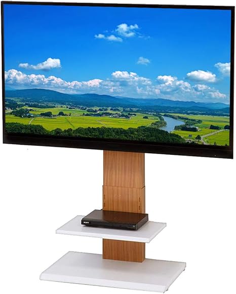 Amazon クロシオ テレビ台 テレビスタンド ナチュラル 60 40 104 5 1 5cm 壁掛け風 ロータイプ ローボード テレビ台 オンライン通販