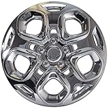 OxGord HC-7052-17CH-SNGL 17 inch Chrome Hubcap Single
