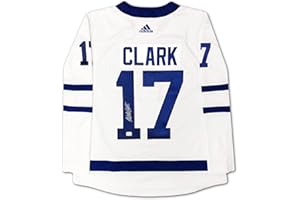 Wendel Clark Signed ADS Toronto White Jersey – Autographed Hockey Memorabilia Collectible (Size L or XL)