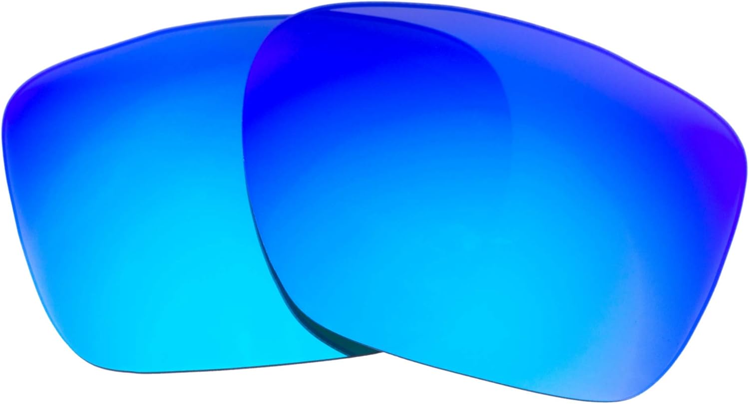 Amazon Com Lenzflip Lenses Compatible With Oakley Twoface Xl Oo9350 Sunglasses Polarized Replacement Lenses Crafted In Usa Blue Mirror Clothing