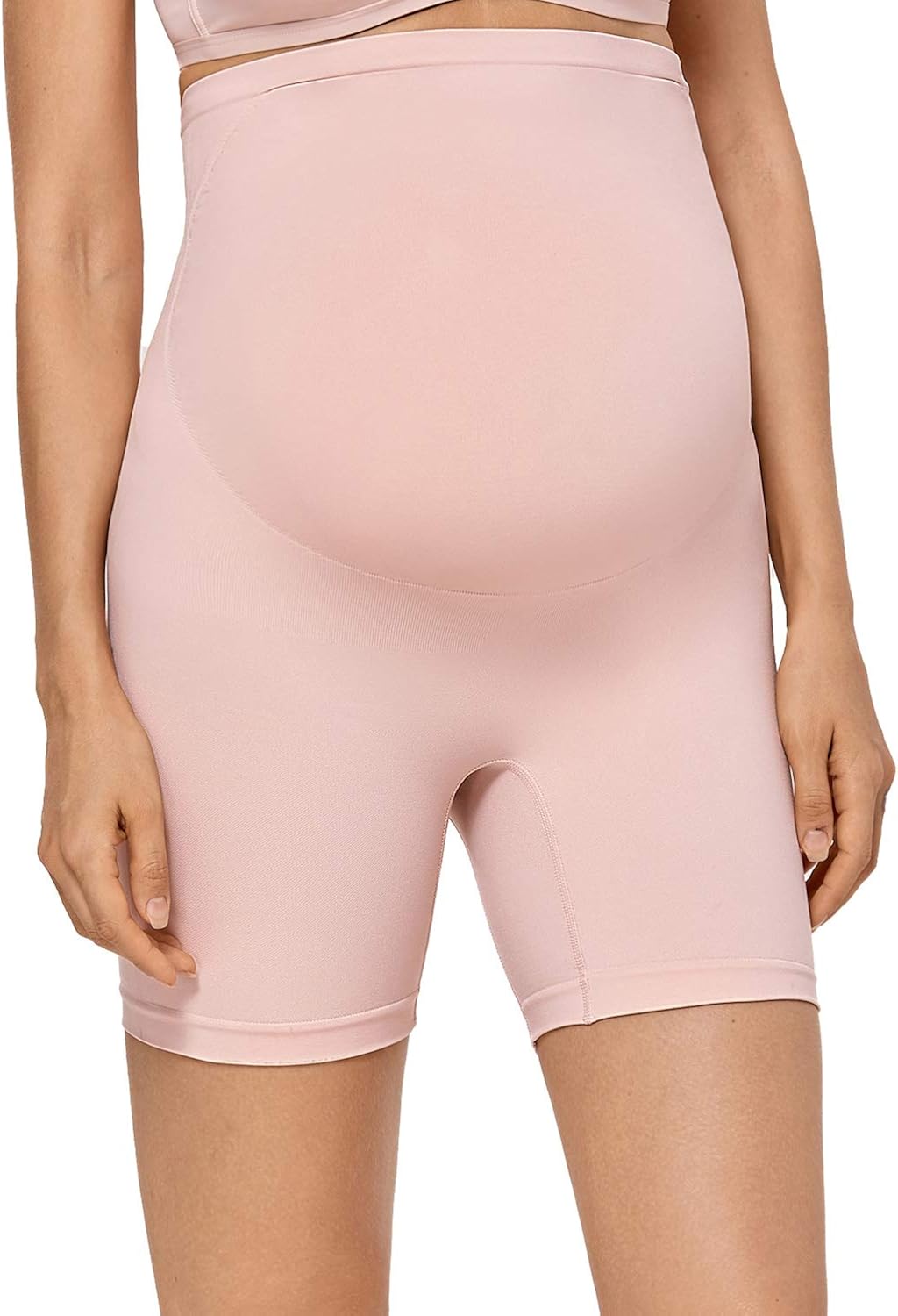 Gratlin Women's Seamless Pregnancy Shapewear High Waist Shorts MidThigh Underwear Amazon.co.uk