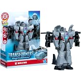 Transformers EarthSpark 1-Step Smash Changers Megatron 4-Inch Action Figure, Robot Toys for Boys and Girls 6 and Up