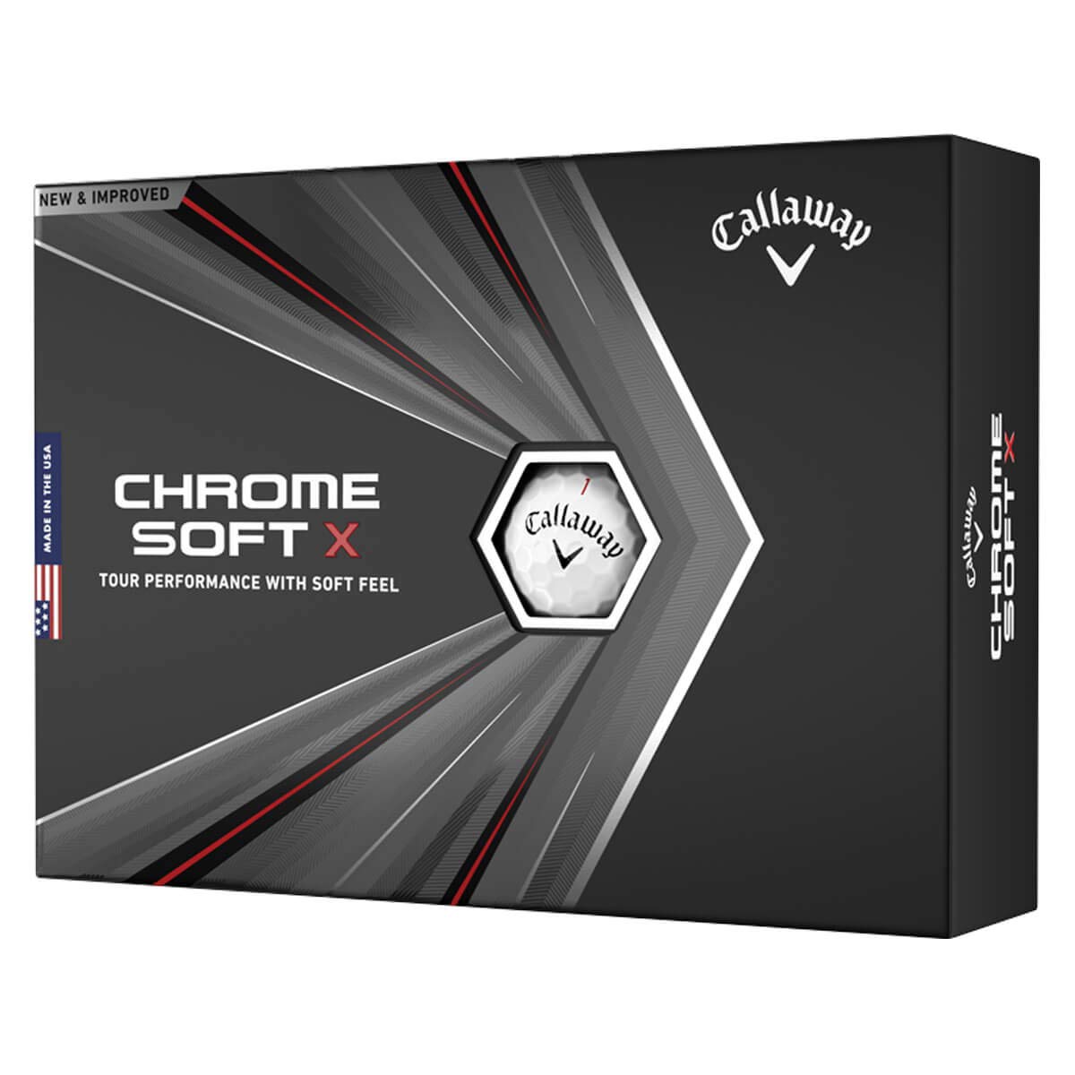 Callaway Golf Chrome Soft X Golf Balls 2020,White