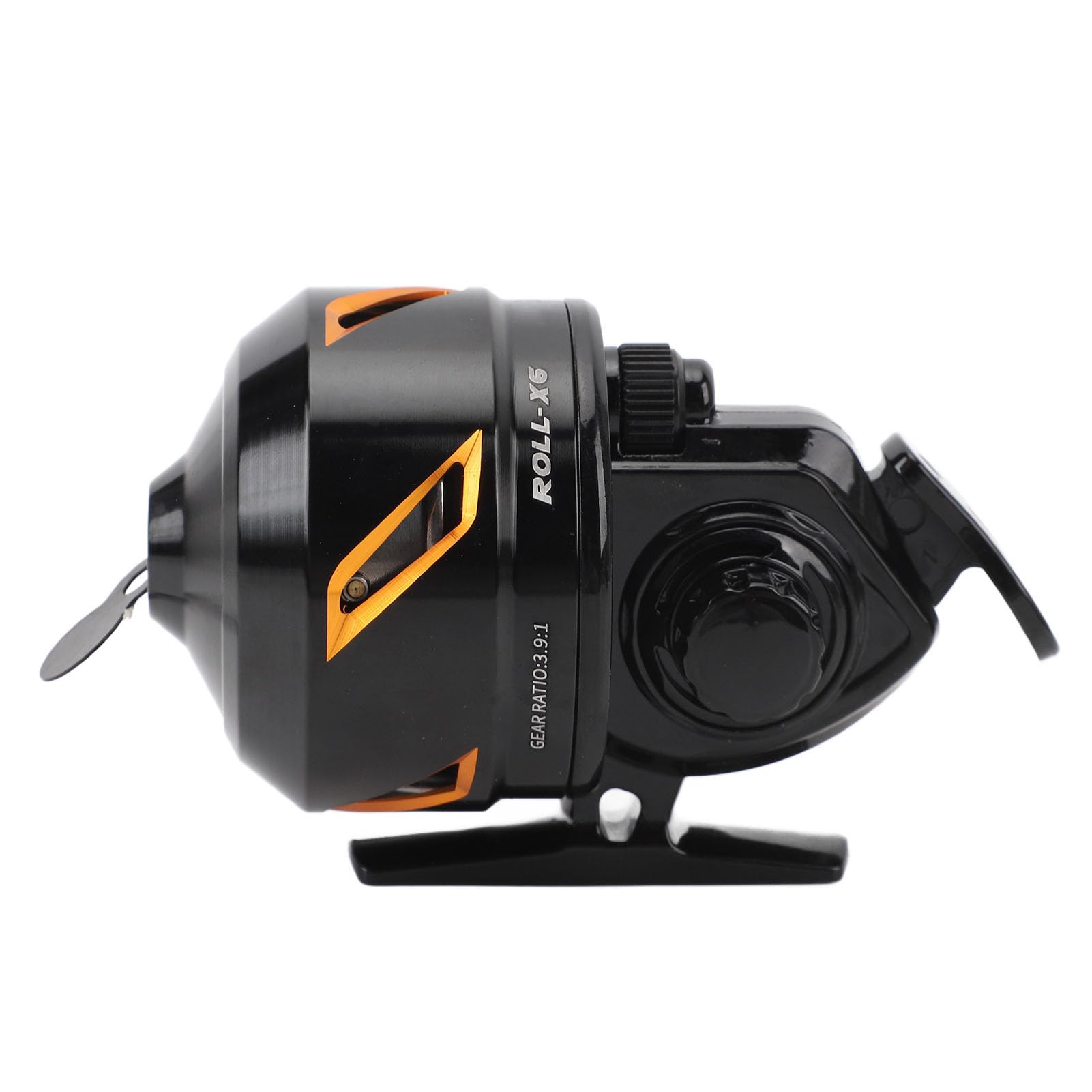 Fishing Reel, or Saltwater Fishing Reel High Speed 3.9:1 Gear Ratio 3+1 Bearing Reversible Handle for Left Right Retrieve Closed Face Reel (Gold)