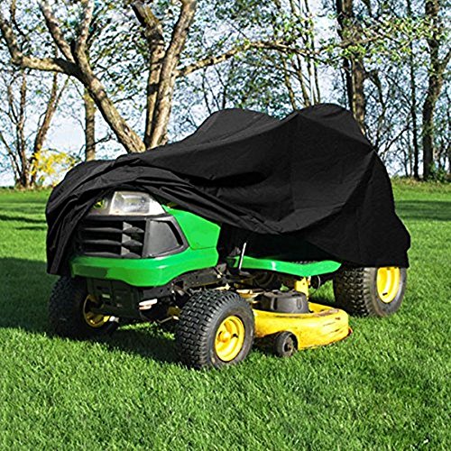 image for TUOP Riding Lawn Mower Cover Heavy Duty Lawn Tractor Cover Waterproof 