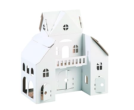 CALAFANT - Puppenhaus zum Anmalen und Spielen