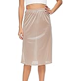 GYS Half Slip for Women Under Dress Silky Underskirt