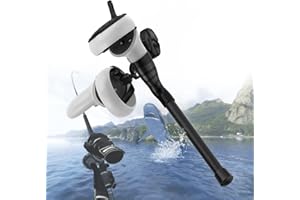M AMVR AMVR VR Fishing Accessories for Real VR Fishing Games, VR Fishing Rod and Reel Combo Accessories Compatible with Meta Quest 2 Accessories