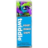 Twiddle Fidget Toy in Multiple Colors, Over 2' of Fun Novelty, Blue, Green and Purple
