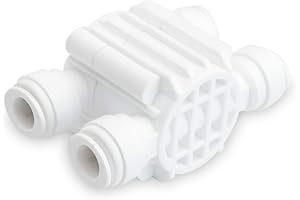 WECO FILTERS CHANGING THE COURSE OF WATER PURIFICATION WECO Automatic Shut Off Valve Quick Connect for Reverse Osmosis Water Systems - ⅜ Inch Ports Valve for Water Purification Systems