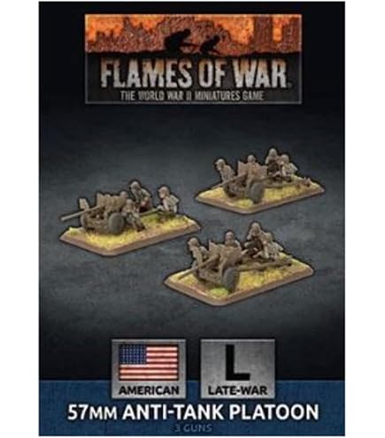 Flames Of War: Late War United States M1917 Machine-Gun Platoon (US805) - Miniature Wargaming Set
