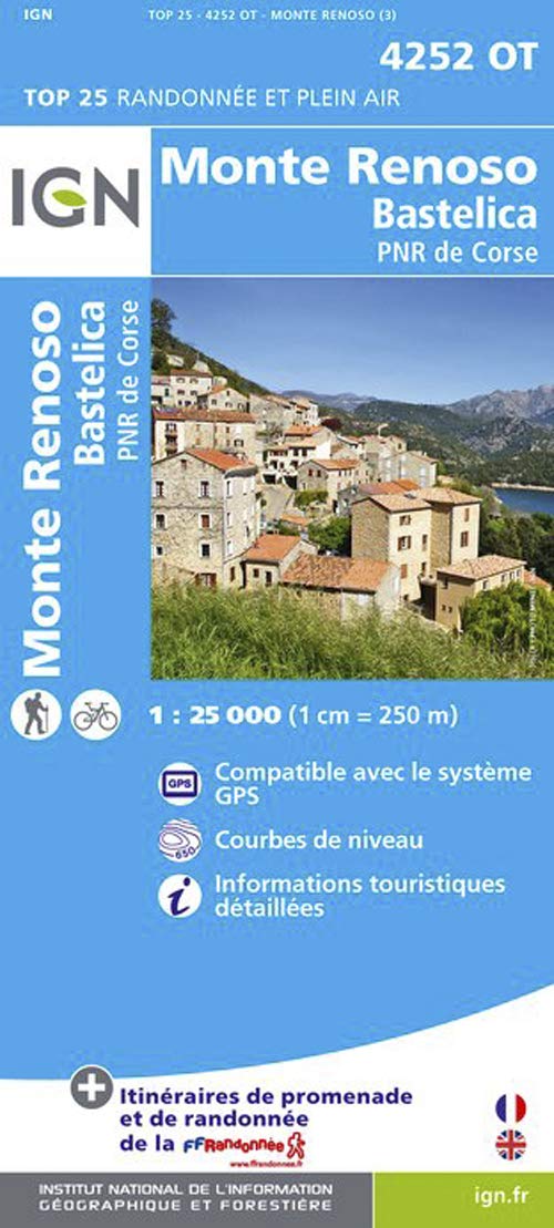 4252ot Monte Renoso Bastelica Amazon Fr Ign Livres