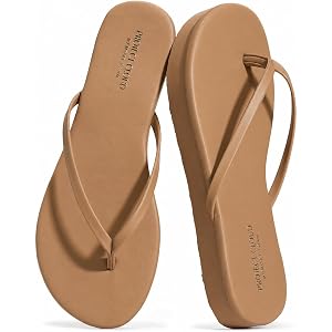 Project Cloud Platform Sandals Women Memory Foam Flip Flops (ELEVATION) | Durable and Lightweight Non-Slip Sole Summer Thong