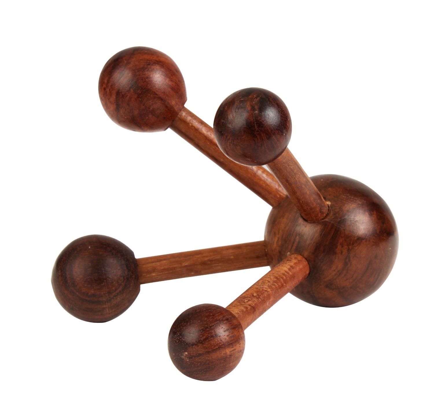 Natural Wood Back Massager Acupressure for Stress & Pain Relief Amazon